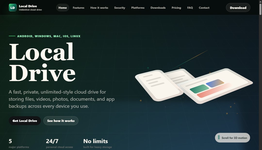Local Drive Visiting Website